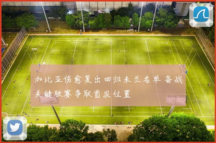 加比亚伤愈复出回归米兰名单 备战关键联赛争取首发位置